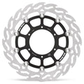 Moto Master Front Floating Brake Disc Flame For Honda Cbf 1000 F 2011-2014