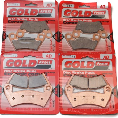 Brake Pads Front & Rear For Polaris 900 D Ranger Diesel 2011-2014