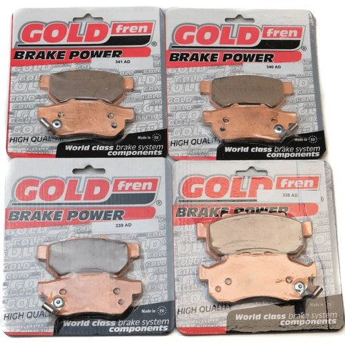 Brake Pads Front & Rear For Honda Muv 700-9 Big Red Side x Side 2009