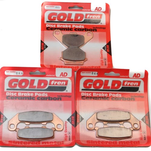 Brake Pads Front & Rear For Kawasaki Gpz 500 S (EX 500 E1-E10) 1994-2004