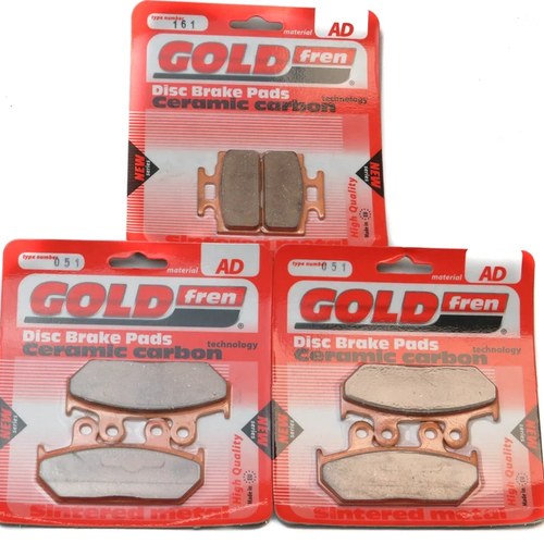 Brake Pads Front & Rear For Honda Road Racing RS 250 1988-1989