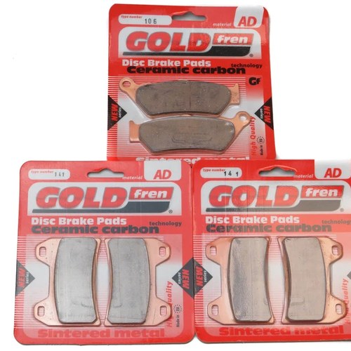 Brake Pads Front & Rear For Moto Guzzi Mgx 21 1400 2016-2019