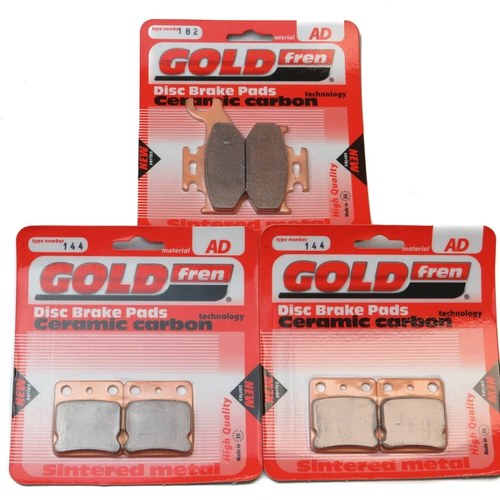 Brake Pads Front & Rear For Yamaha Yfm 450 Wolverine 2006-2010