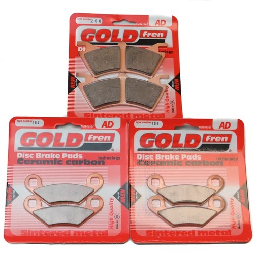 Brake Pads Front & Rear For Polaris Pps Luh 6x6 2002