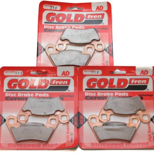 Brake Pads Front & Rear For Polaris Ranger XP 2005 Complete Bike Set