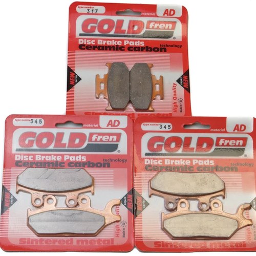 Brake Pads Front & Rear For Yamaha Yxm 700 E Viking EPS Como YXM70VPHG 2016