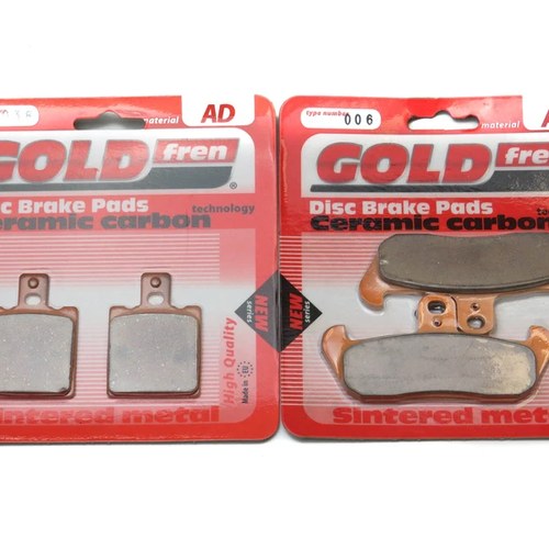 Brake Pads Front & Rear For Moto Morini Dart 350 1987
