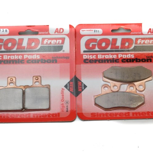 Brake Pads Front & Rear For Hyosung Exceed 125 (MS1-125/150) 2002-2004