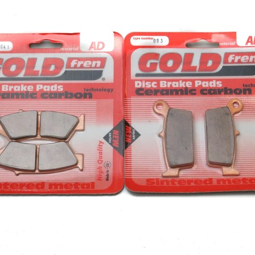 Brake Pads Front & Rear For Kawasaki KX 250 1995-2002