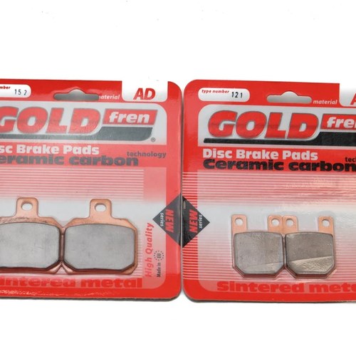 Brake Pads Front & Rear For Derbi GP1 50 Euro 2 Chain driven Radical 2005