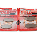 Brake Pads Front & Rear For Adiva Scooters AR 125 2010-2011