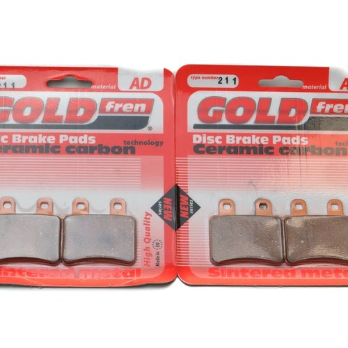 Brake Pads Front & Rear For Yamaha XT 125 R (13D1) 21"/18" Wheels 2007