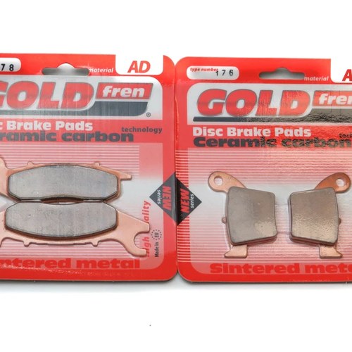 Brake Pads Front & Rear For Fantic TZ 125 ES 2T Regolarita 2011-2012