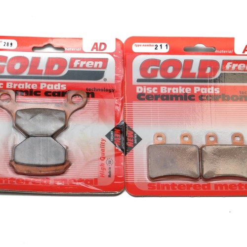 Brake Pads Front & Rear For Sherco SU 50 2T Urban Base Cast wheel 2010