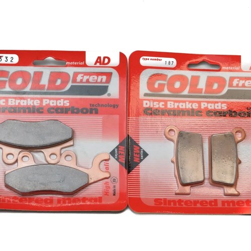 Brake Pads Front & Rear For Wk Bikes Trial 125 2011-2015
