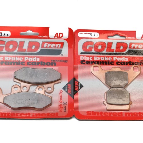Brake Pads Front & Rear For Benelli Zanzero 350 2012-2016