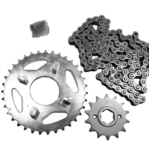Honda CT70 Trail, 1978 1979 1980 1981, Chain and 15/35 Sprocket Set - CT 70