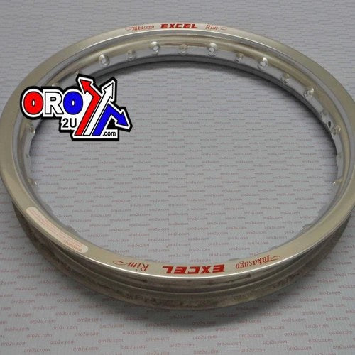 Excel Silver Wheel Rim, 28 Spoke Hole Kawasaki 80-98-00, KX85 98-16, KX100 98-16
