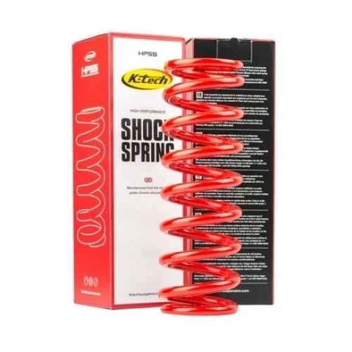 K-TECH Shock Absorber Spring,52.5N 55mm (55x255) Red, 55-255-525