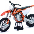 Newray Die Cast Model KTM 450 SX-F, Orange And White, 1:10 Scale