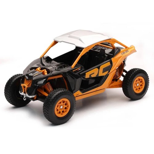 Newray Die Cast Model CAN-AM Maverick Turbo, Orange And Black, Scale 1:18