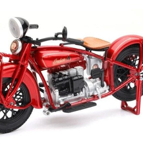 Newray Die Cast Model 1930 Indian Red & Black, Scale 1:12