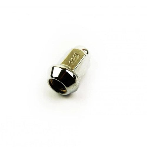 Chrome Wheel Nut 3/8" Beveled nut