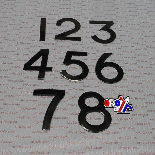 Number Plate Digits Big 6/9, Each