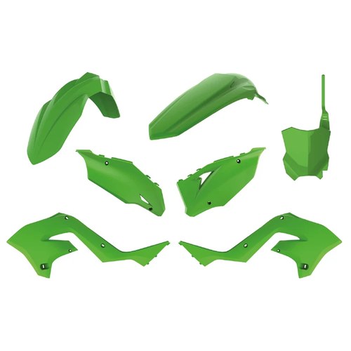 Polisport Plastic Kit Kawasaki KX125/250 03-08, KX-F 20-22 Restyling Green