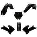 Polisport Plastic Kit + Fork Guards KTM SX 2005-2006, Exc 2005-2007, Black
