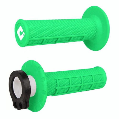 Odi Grips Half Waffle Lock On Flo Green