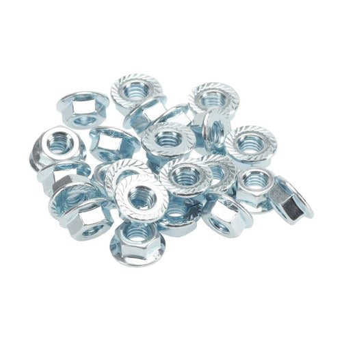 M6 Flange Nut Pack