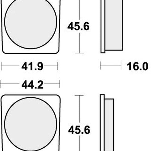 Sbs Brake Pads Front For Kawasaki Z 400 1978
