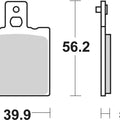 Sbs Brake Pads Front For Gilera 50 Eaglet 1996