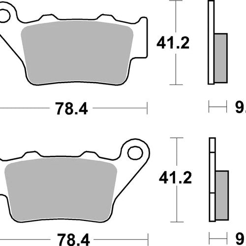 Sbs Brake Pads Rear For BMW C 400 X 2018 - 2024