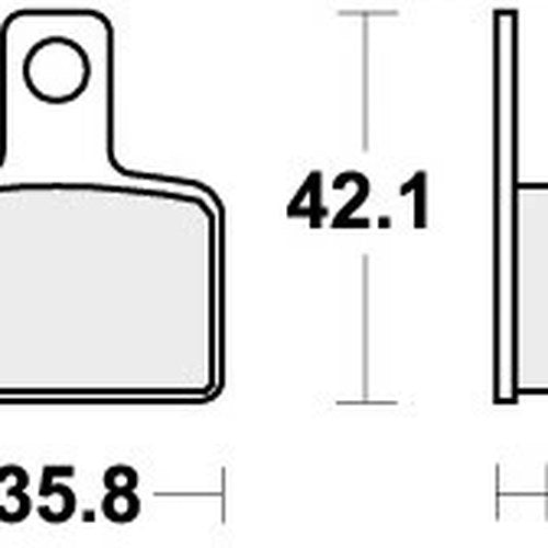 Sbs Brake Pads Rear For Beta 300 Evo 2009 - 2015