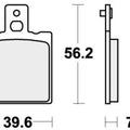 Sbs Brake Pads Rear For Ducati 900 FE 1997 - 1998