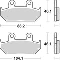 Sbs Brake Pads Rear For Yamaha Tzr 50 1993 - 2002