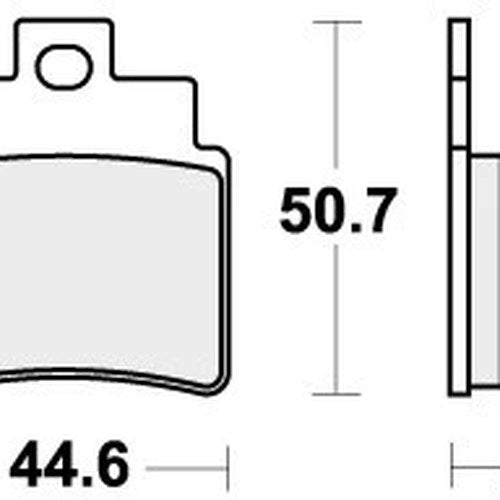 Sbs Brake Pads Rear For Kymco 250 Mxu 2006 - 2014
