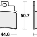 Sbs Brake Pads Rear For Kymco 250 Mxu 2006 - 2014