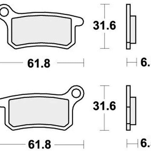 Sbs Brake Pads Front For GASGAS MC 65 2021 - 2022