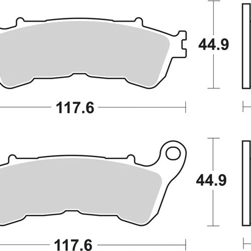 Sbs Brake Pads Front For Honda PS 250 2005 - 2006