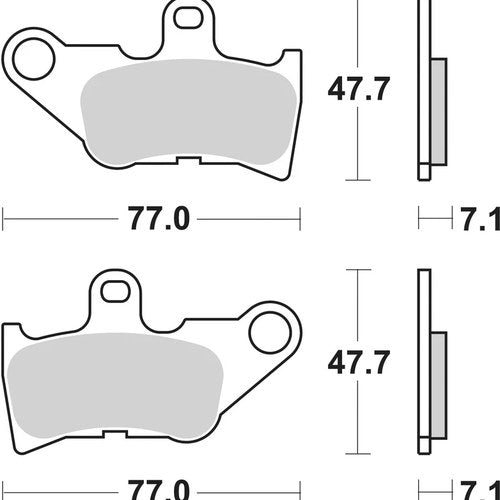 Sbs Brake Pads Front For Yamaha 110 Mio 2005 - 2007