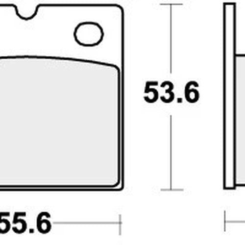 Sbs Brake Pads Rear For BMW K100 1000 RS 1990 - 1992