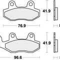 Sbs Brake Pads Front For Kawasaki EL 252 2001 - 2003