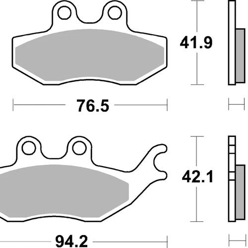 Sbs Brake Pads Front For Keeway TX 125 SM 2010 - 2016