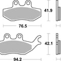 Sbs Brake Pads Front For Keeway TX 125 SM 2010 - 2016