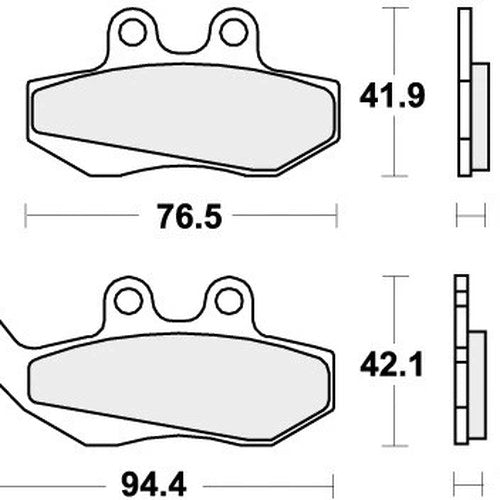 Sbs Brake Pads Front For Aprilia 125 Pegaso 1992 - 1999
