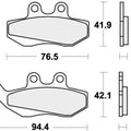 Sbs Brake Pads Front For Aprilia 125 Pegaso 1992 - 1999