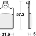 Sbs Brake Pads Front For Aprilia 275 Climber 1989 - 1990